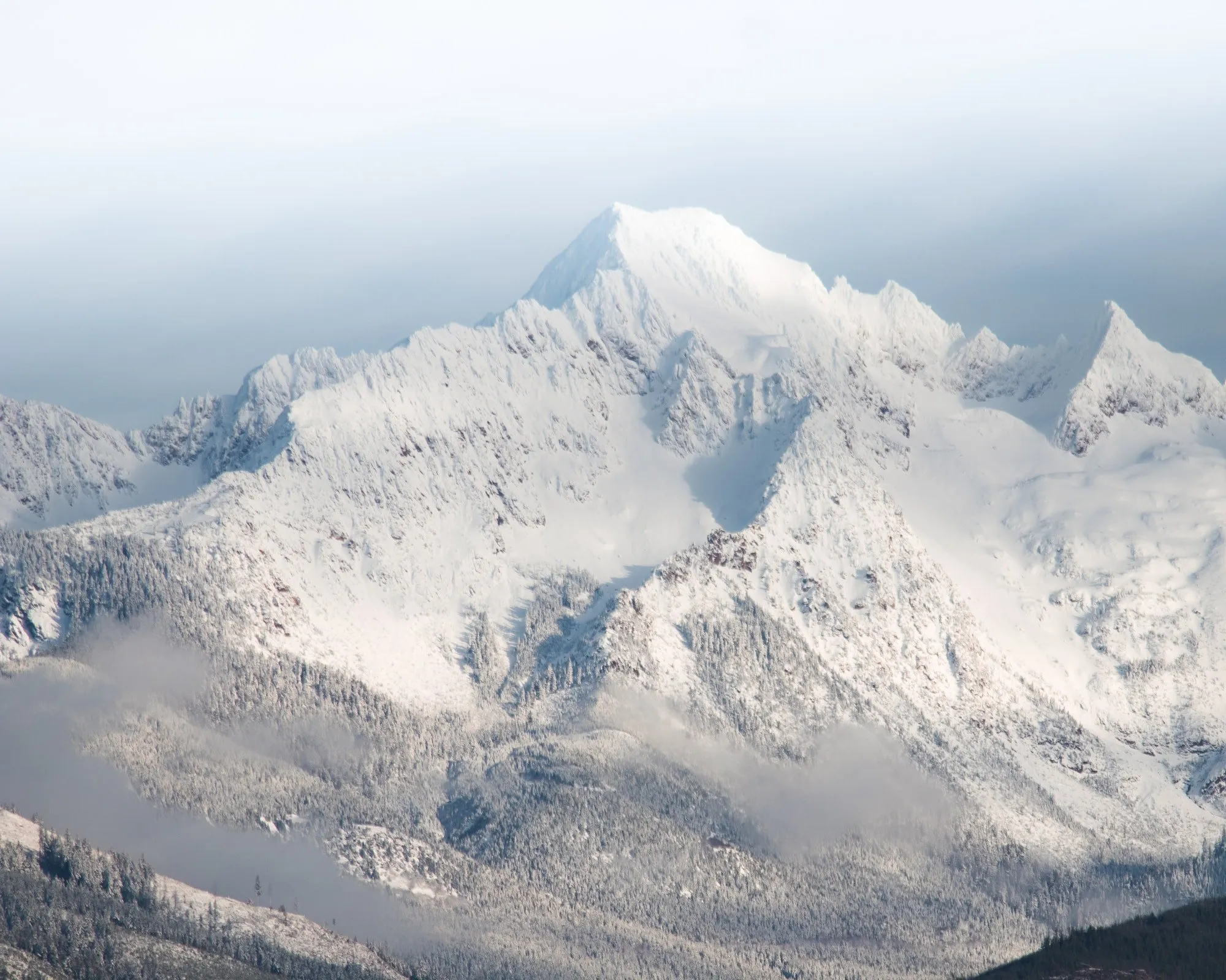 Glacier mountain landscape