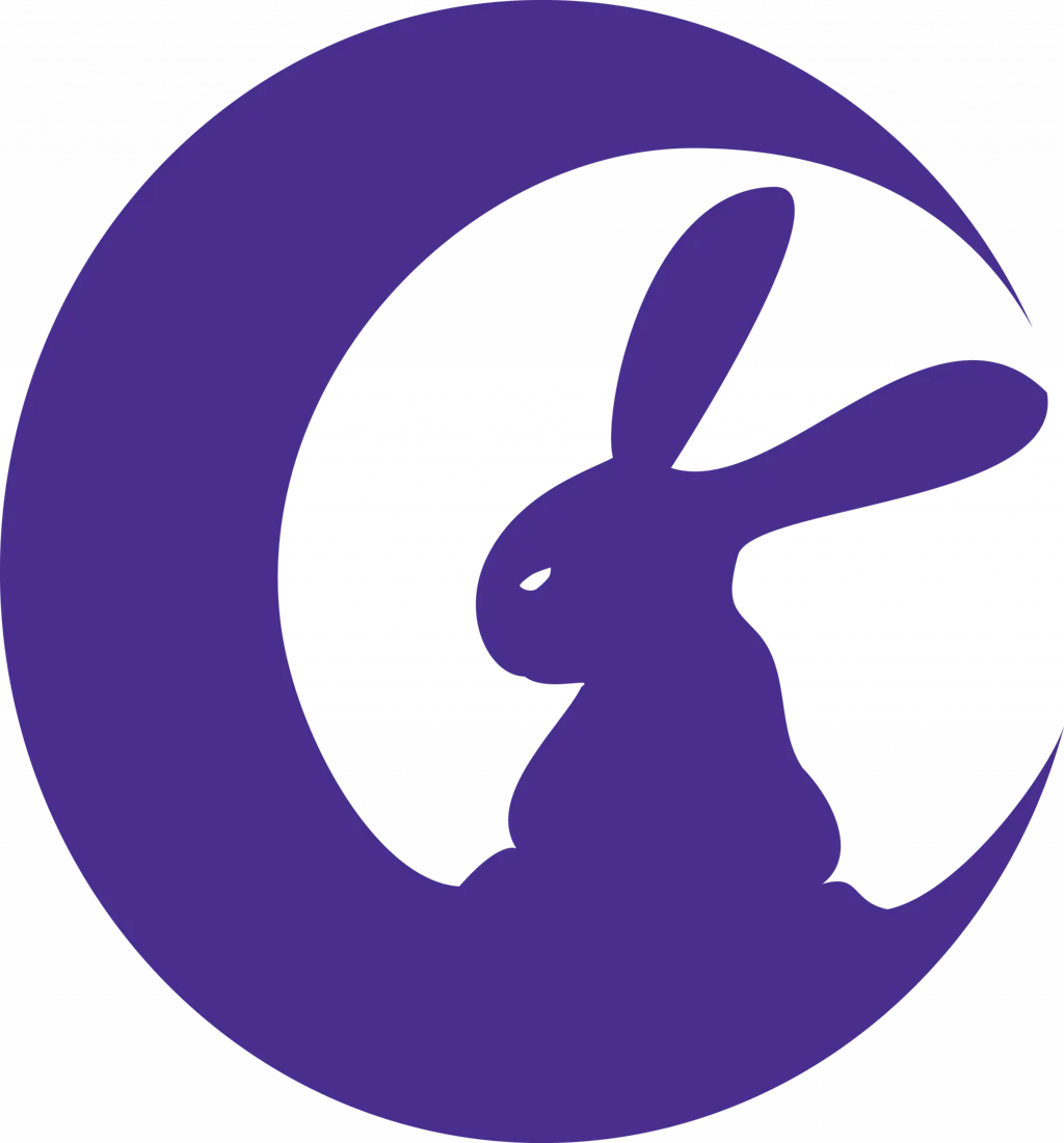 JADEHARE rabbit in the moon logo