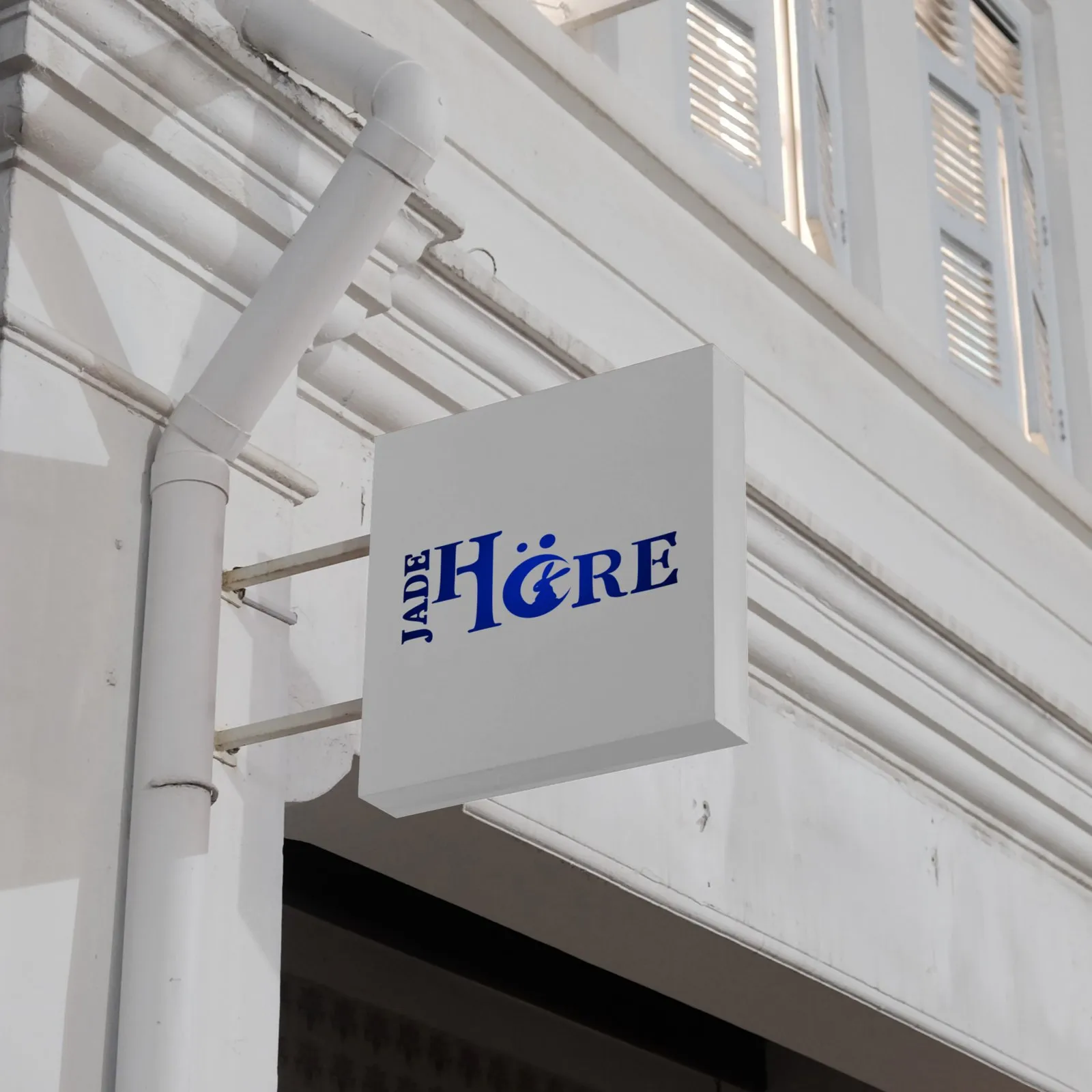 Branded store sign mock-up