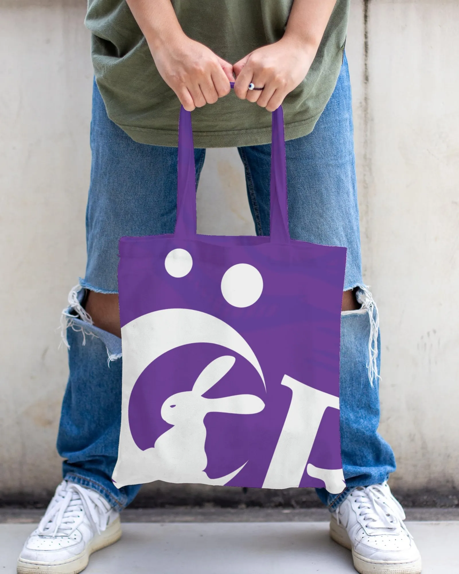 Branded tote bag merchandise